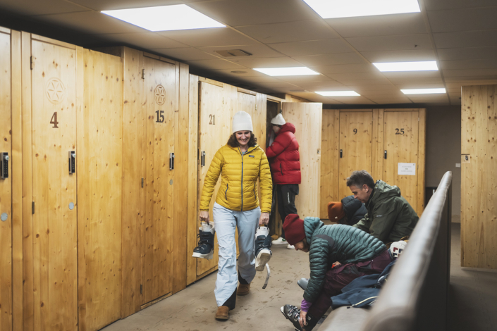 Casier à ski, ski room de l’Oxalys à Val Thorens